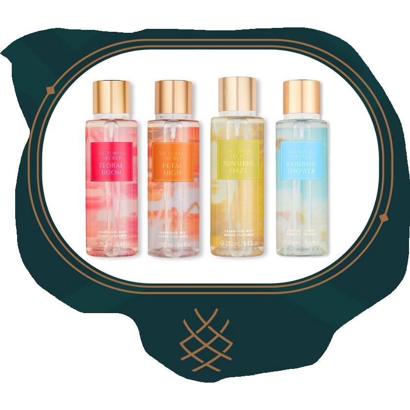 Xịt thơm body mist Victoria Secret Rainbow Shower/ Sunshin Hare/ Floral