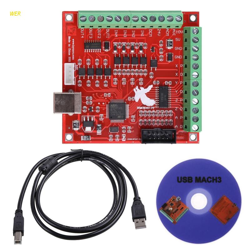 Bo Mạch Chủ WER Driver USB MACH3 4 Trục Dành Cho Máy Khắc CNC Shopee