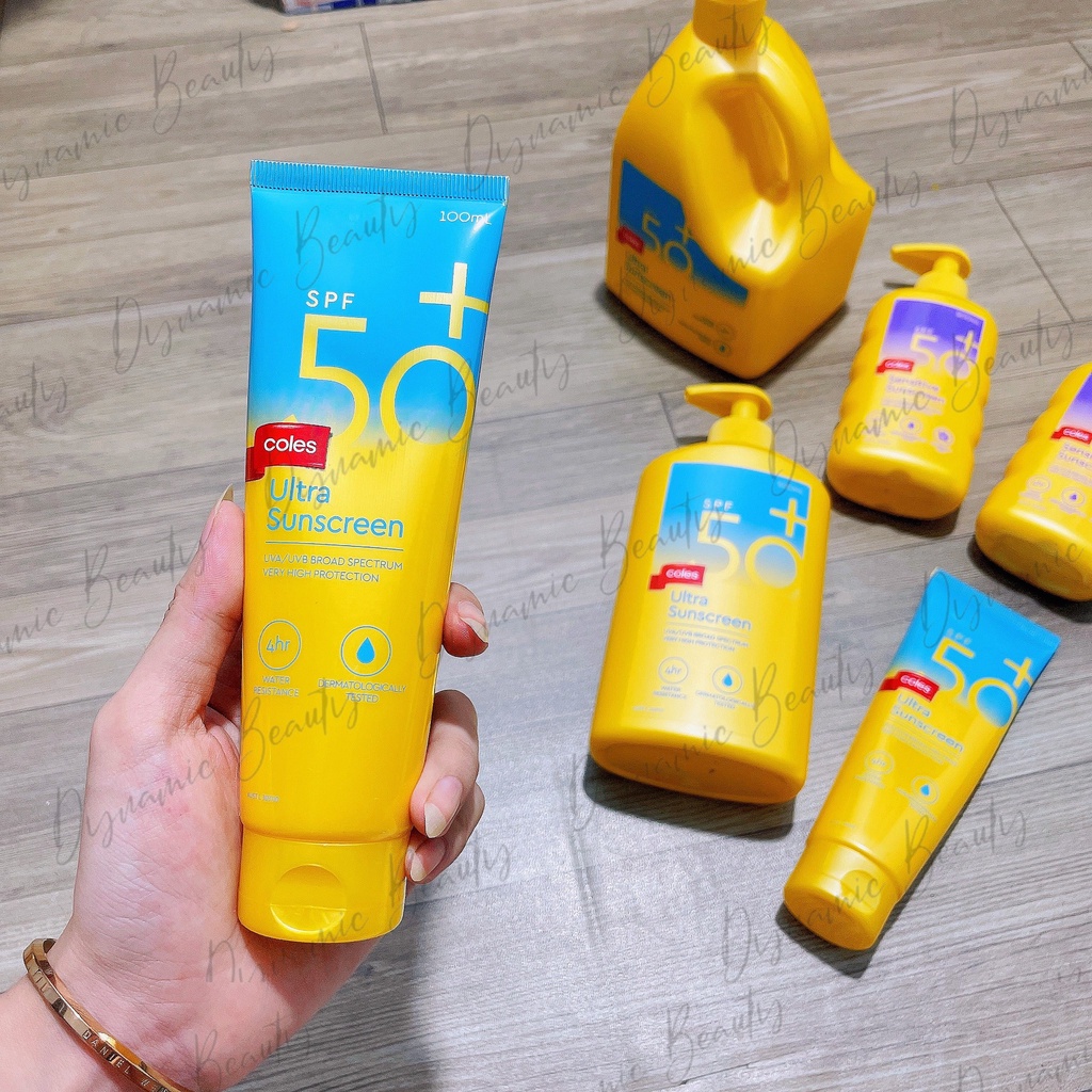 Kem chống nắng coles phổ rộng Coles ultra sunscreen / sensitive