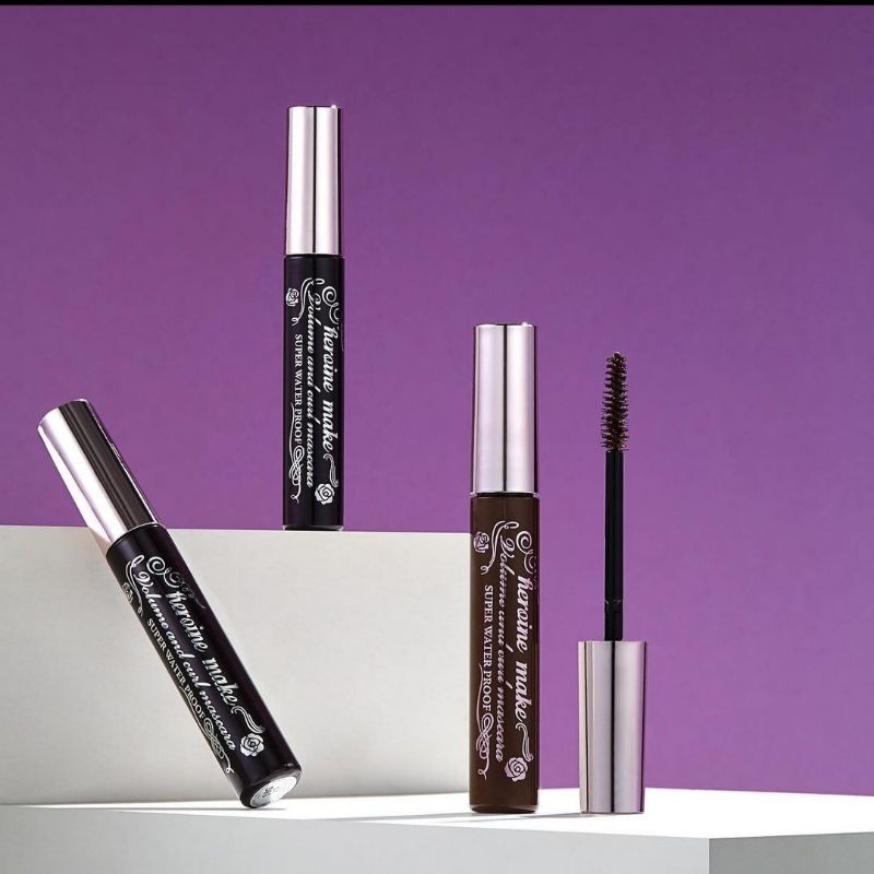 Mascara Kiss Me Heroine Dạng Màng Film Nâng Cong và Dài Mi Tối Đa 01