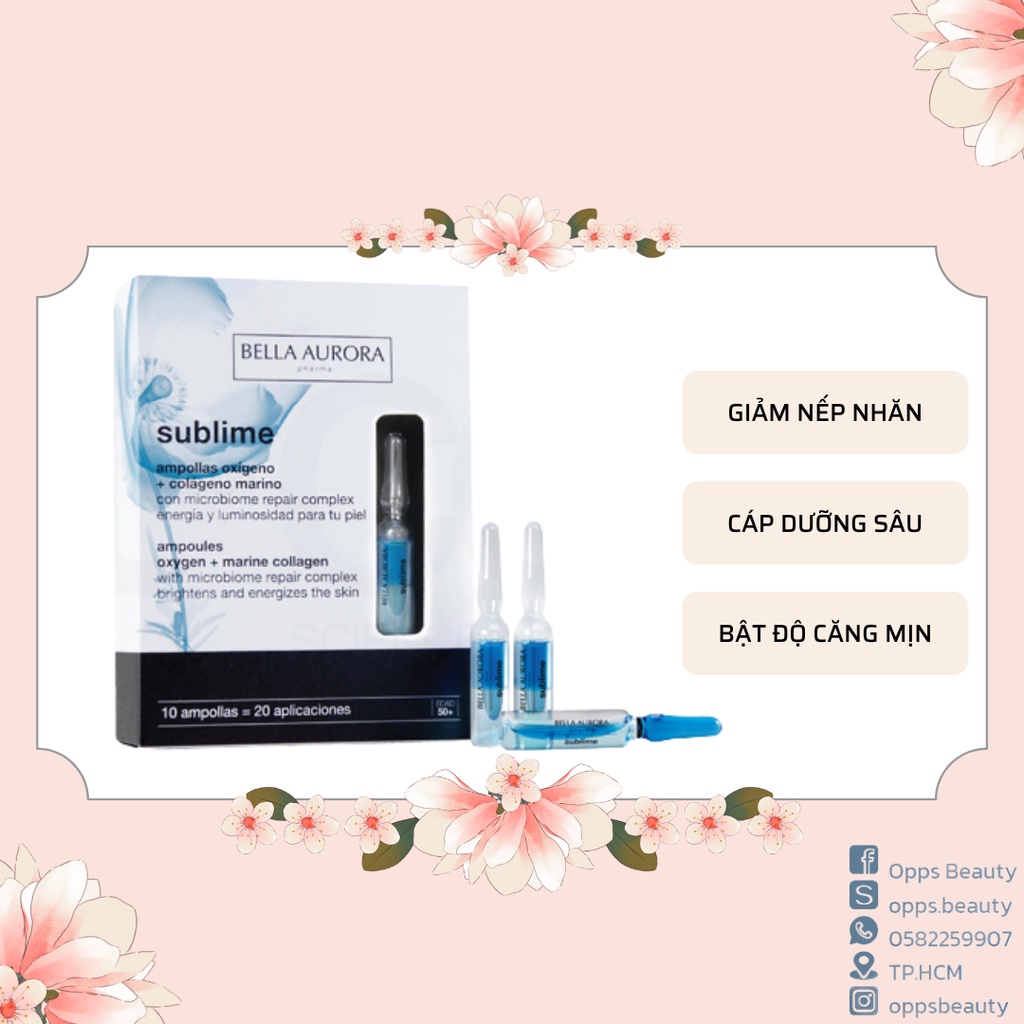 [BELLA AURORA] Ampoule Chống Lão Hóa, Tăng Cường Sức Sống Làn Da Bella
