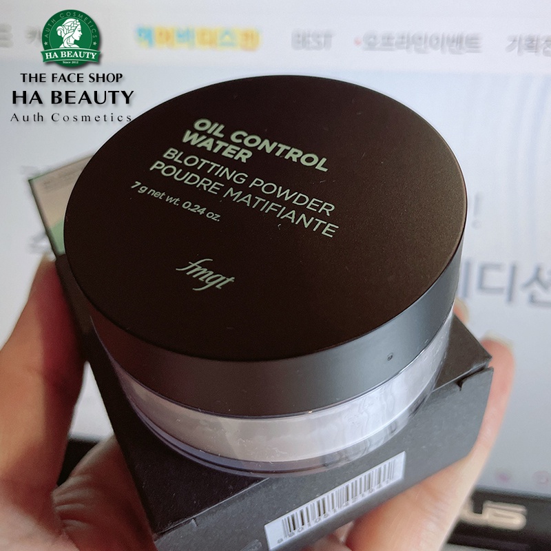 Phấn phủ dạng bột trong suốt kiểm soát nhờn The Face Shop fmgt Oil