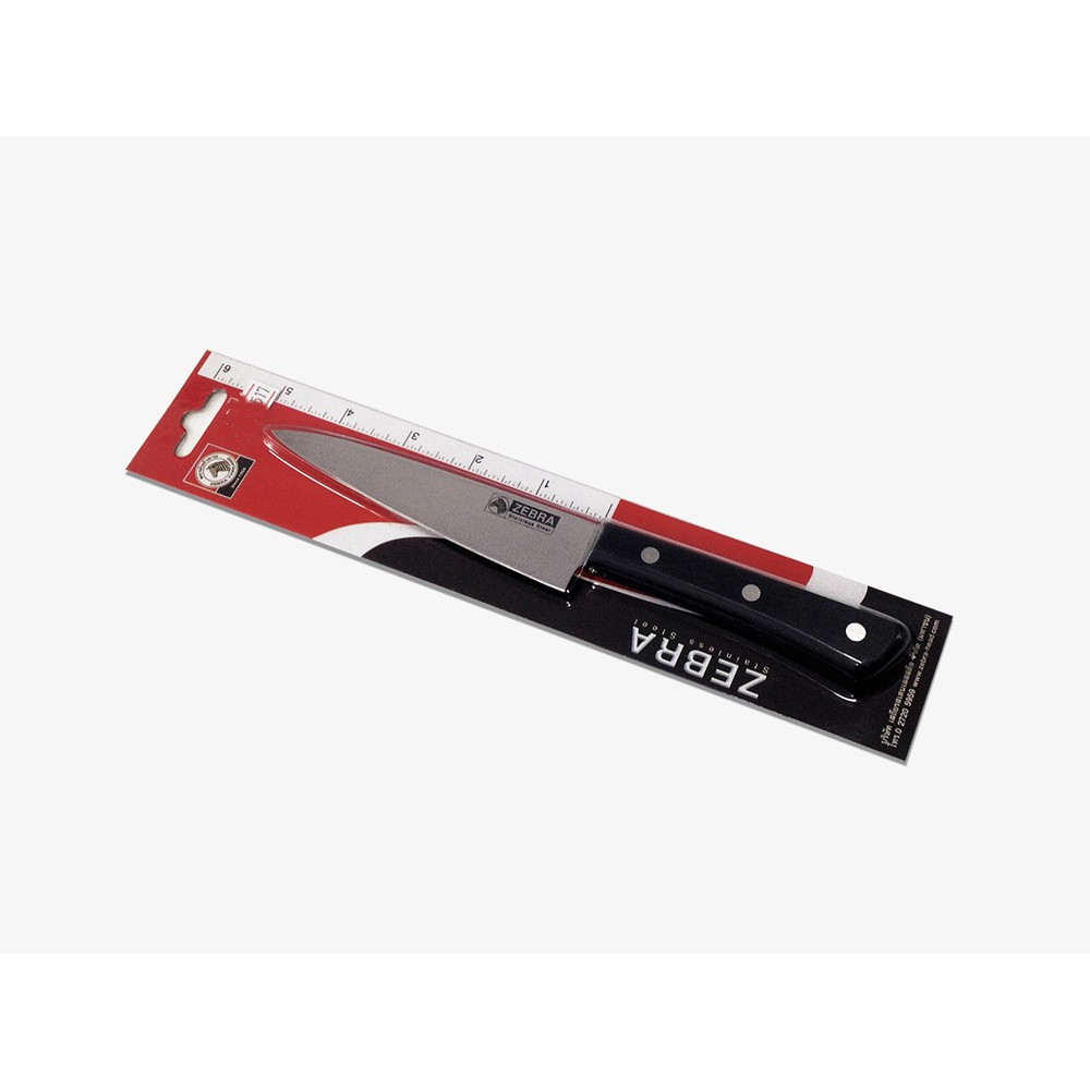 Dao Inox Zebra 5" Stainless Steel Utility Knife Chef Zebra 100291 Bộ