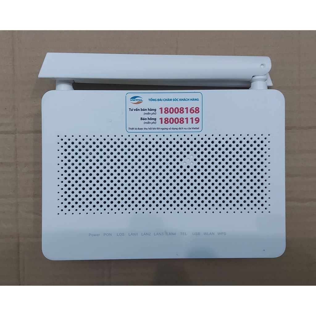 Huawei HG8145V5 Modem Router Viettel 2 Băng Tần chuẩn GPON và dùng