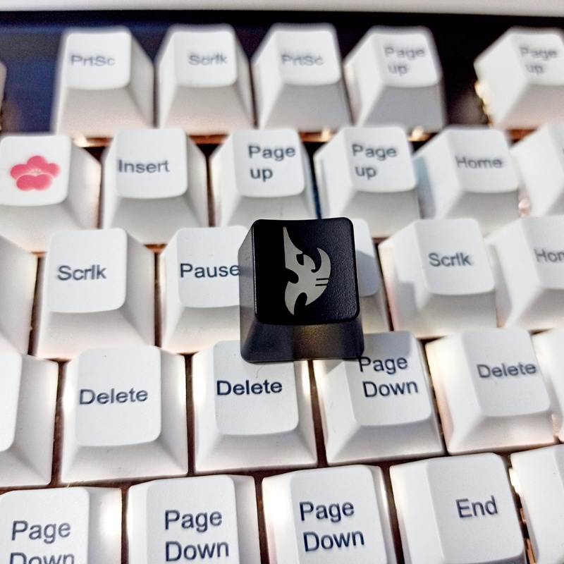 Nút bàn phím cơ OEM CSGO bằng ABS màu đen có đèn nền phù hợp cho bàn