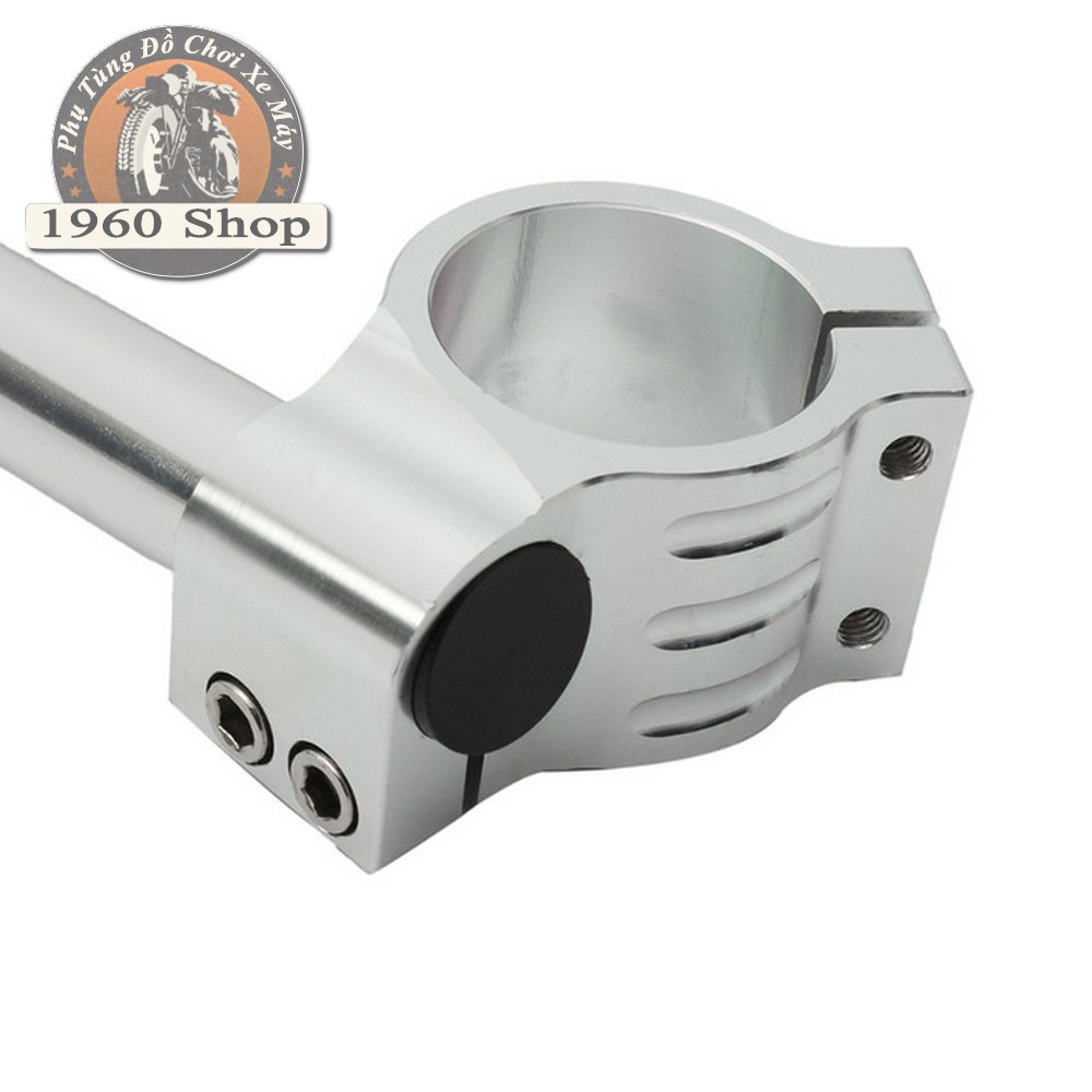 Mua ghi đông clip on Cafe racer nhôm cnc kích thước cho phuộc 45mm Phù