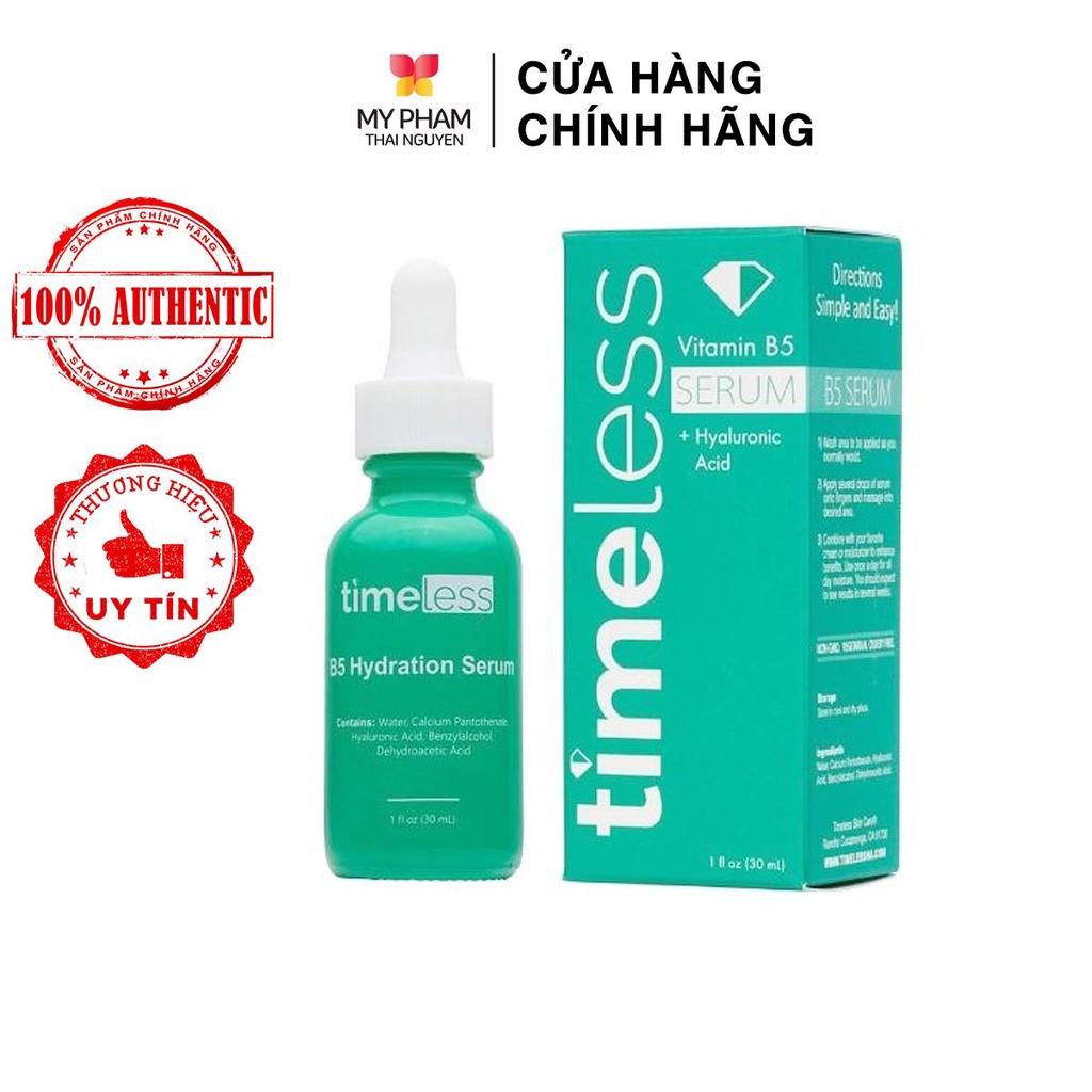 SERUM TIMELESS Vitamin B5 serum + hyaluronic acid 30ml Shopee Việt Nam
