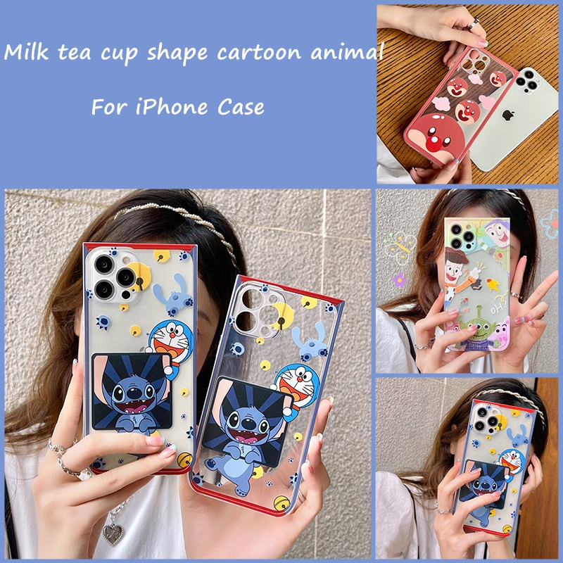 Ốp Điện Thoại Hình Ly Trà Sữa Cho Iphone 12 Pro Max 12pro