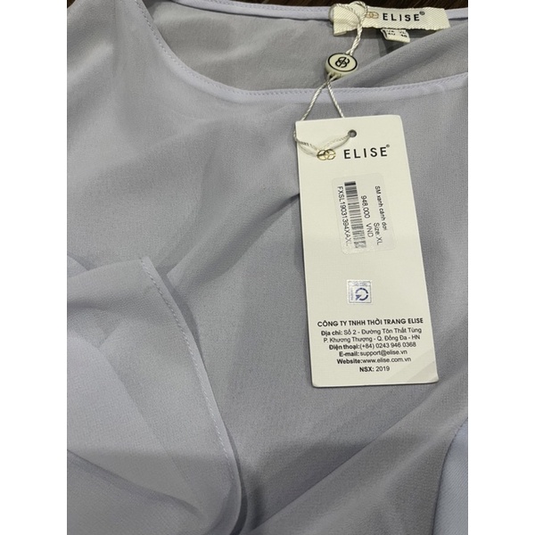 Mua Áo sơ mi Xanh cánh dơi Elise sz XL (giống ảnh mẫu nhưng màu xanh