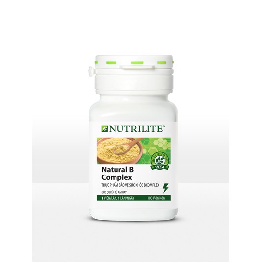 Vitamin B Complex Nutrilite Amway 100 vien Dang vien nen