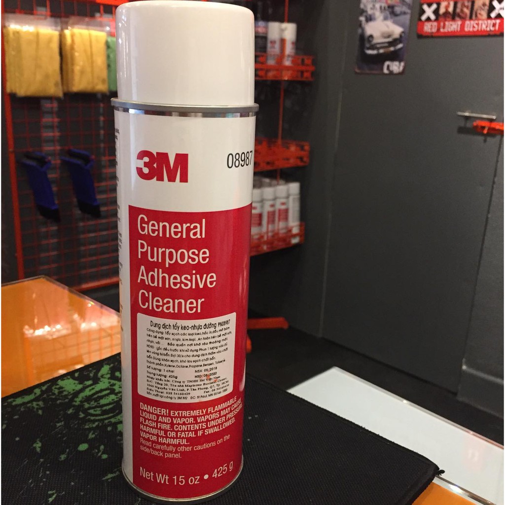 Dung Dịch Tẩy Keo Nhựa Đường 3M General Purpose Adhesive Cleaner 08987