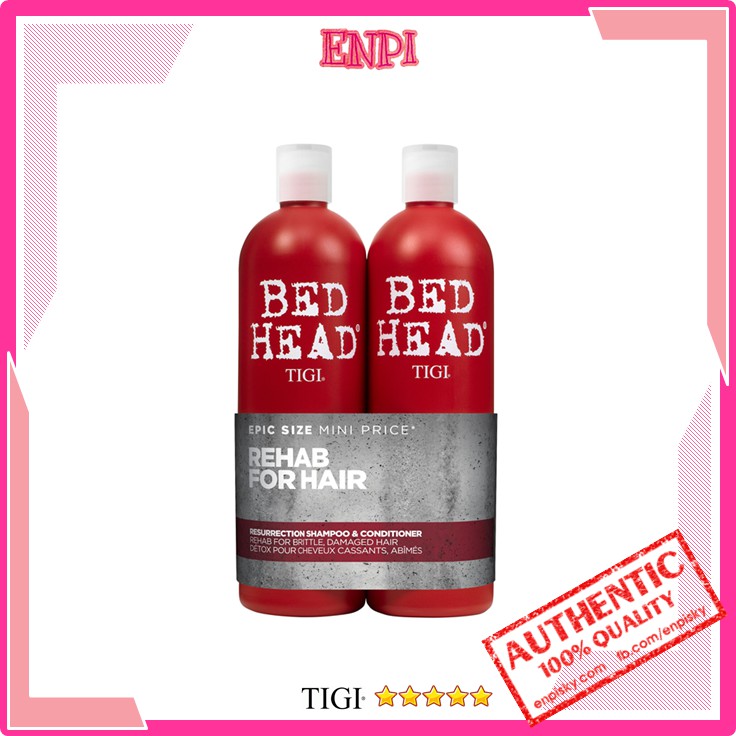 Cặp gội xả Tigi Bed Head đỏ, tím, xanh dương Shopee Việt Nam