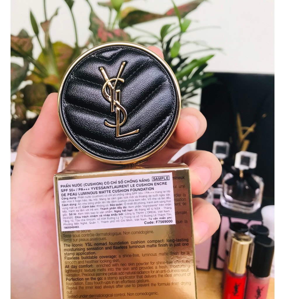 Phấn Nước YSL Le Cushion Encre De Peau Luminous Matte Cushion