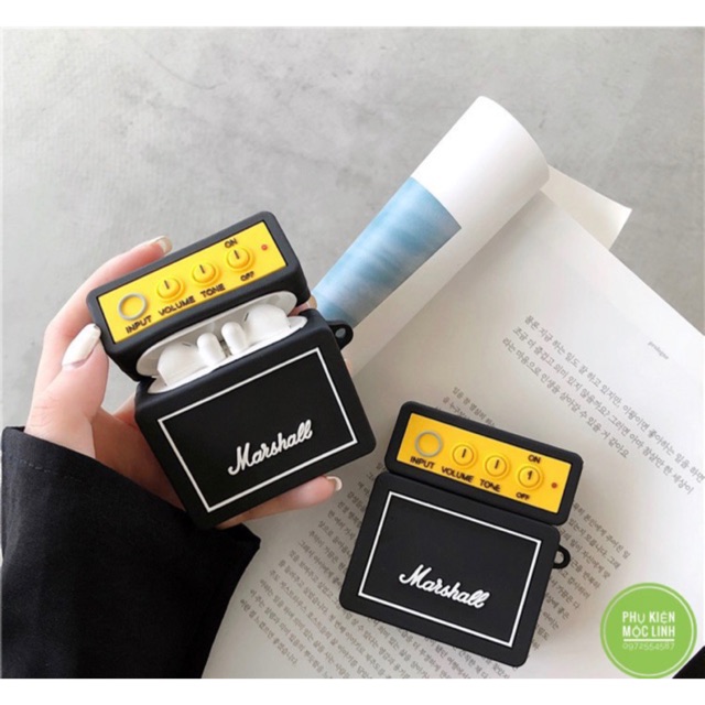 Case Airpod 1 2 3 2021 Pro Pro 2 2022 Marshall Kilburn Vỏ bọc