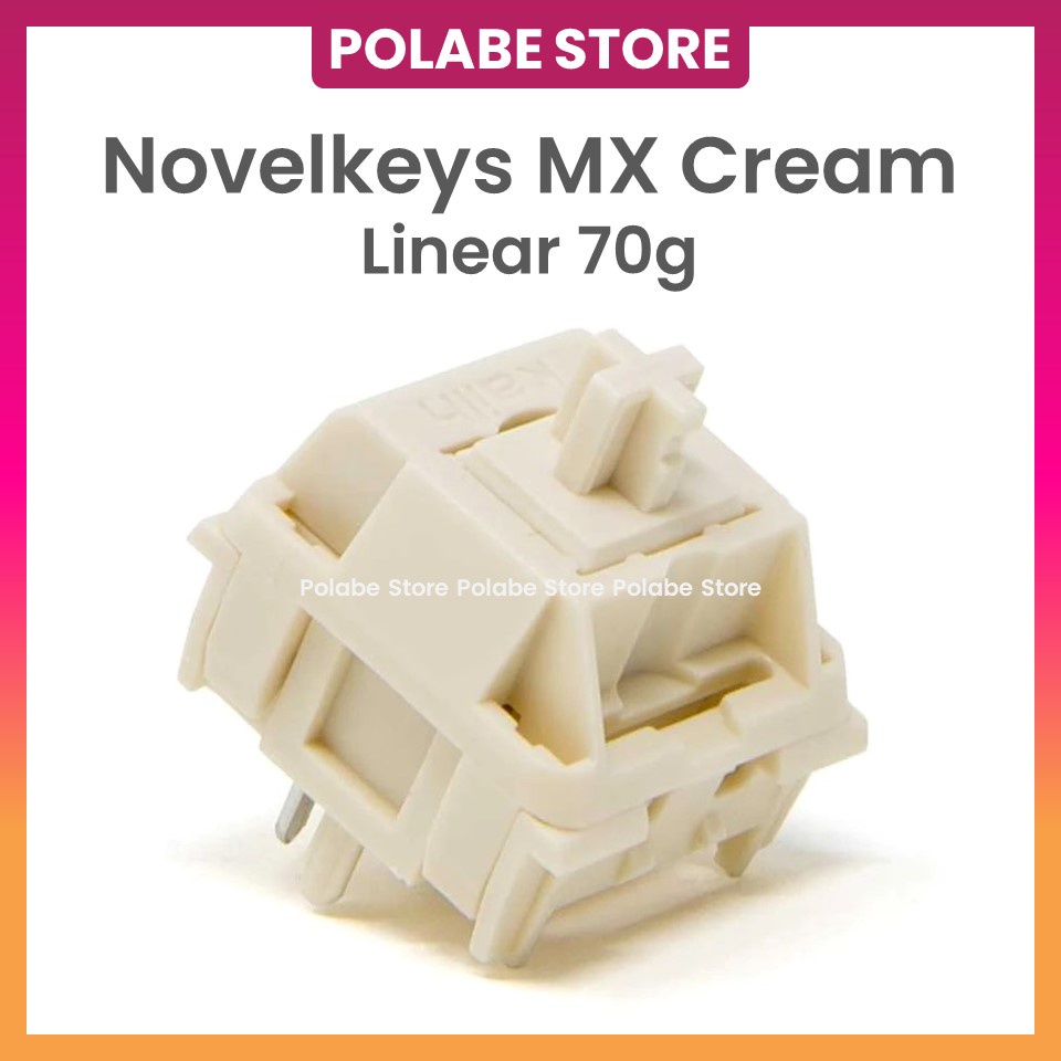 Novelkeys x Kailh Cream Switch MX Cream Kailh Cream Novelkeys NK Cream