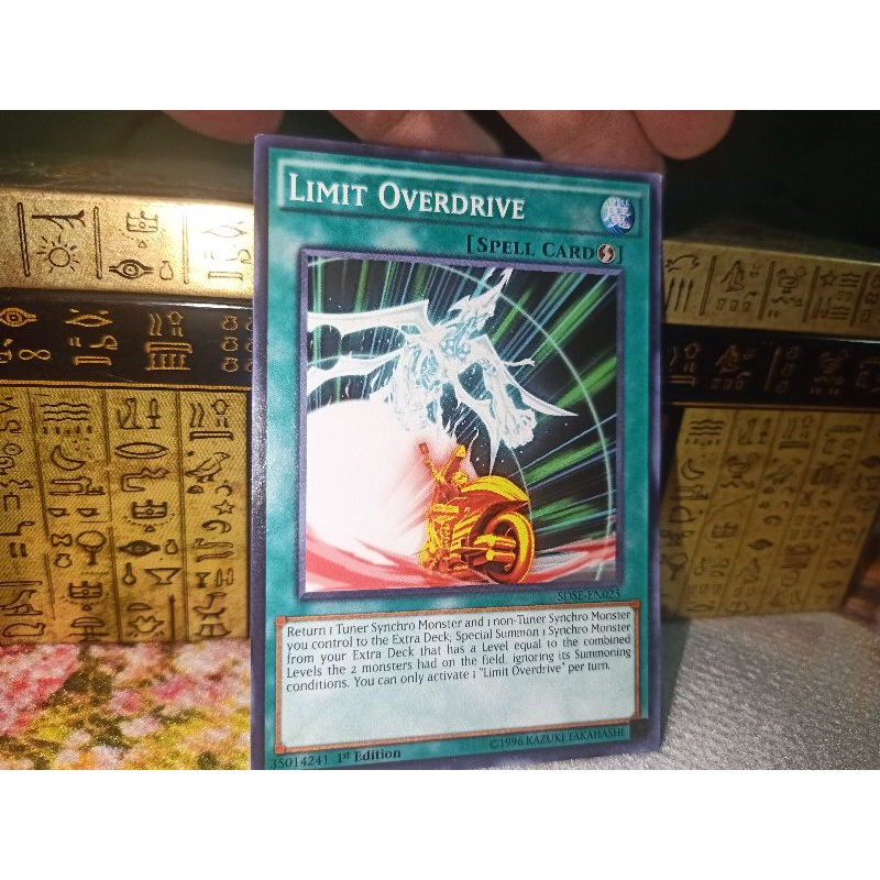 Promote Sale price Best Price SDSEEN025 1ST EDITION YUGIOH CARD LIMIT OVERDRIVE Fast Shipping