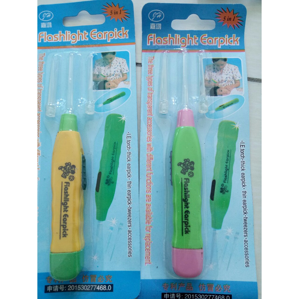 Flashlight Earpick lấy giấy tai tích hợp sẵn đèn soi. Shopee Việt Nam