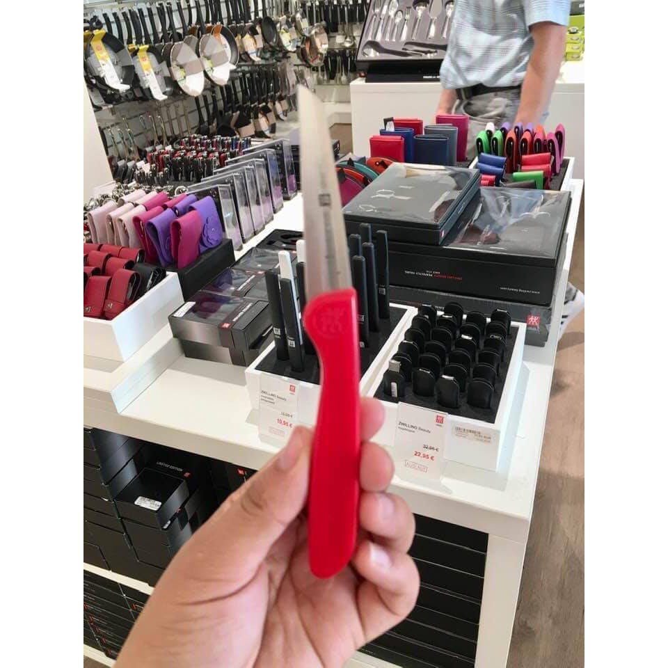 Dao gọt tỉa hoa quả Zwilling siêu thích màu đỏ siêu đẹp MADE IN SPAIN