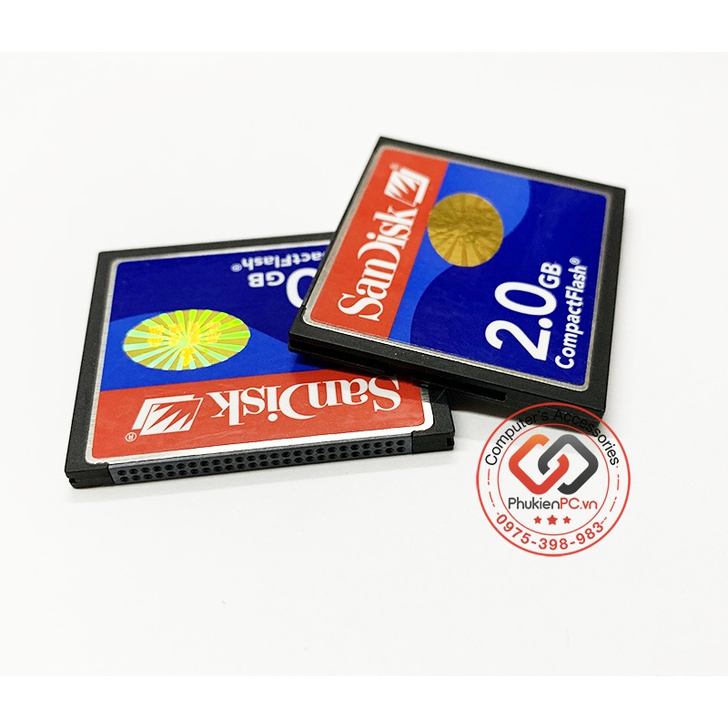 Mua Thẻ nhớ SanDisk Compact Flash Card CF dung lượng 2GB giá rẻ nhất TecKi.Vn
