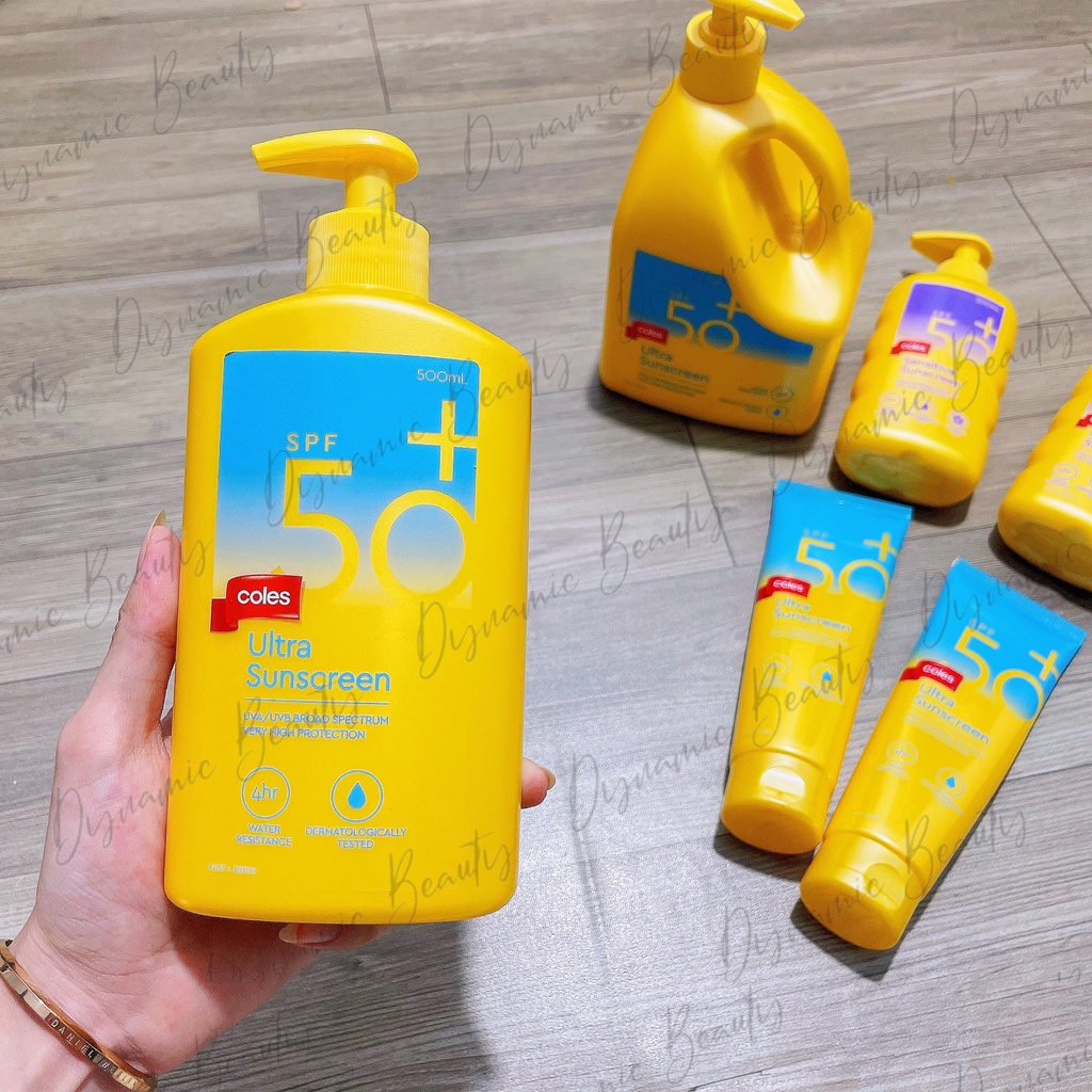 Kem chống nắng coles phổ rộng Coles ultra sunscreen / sensitive