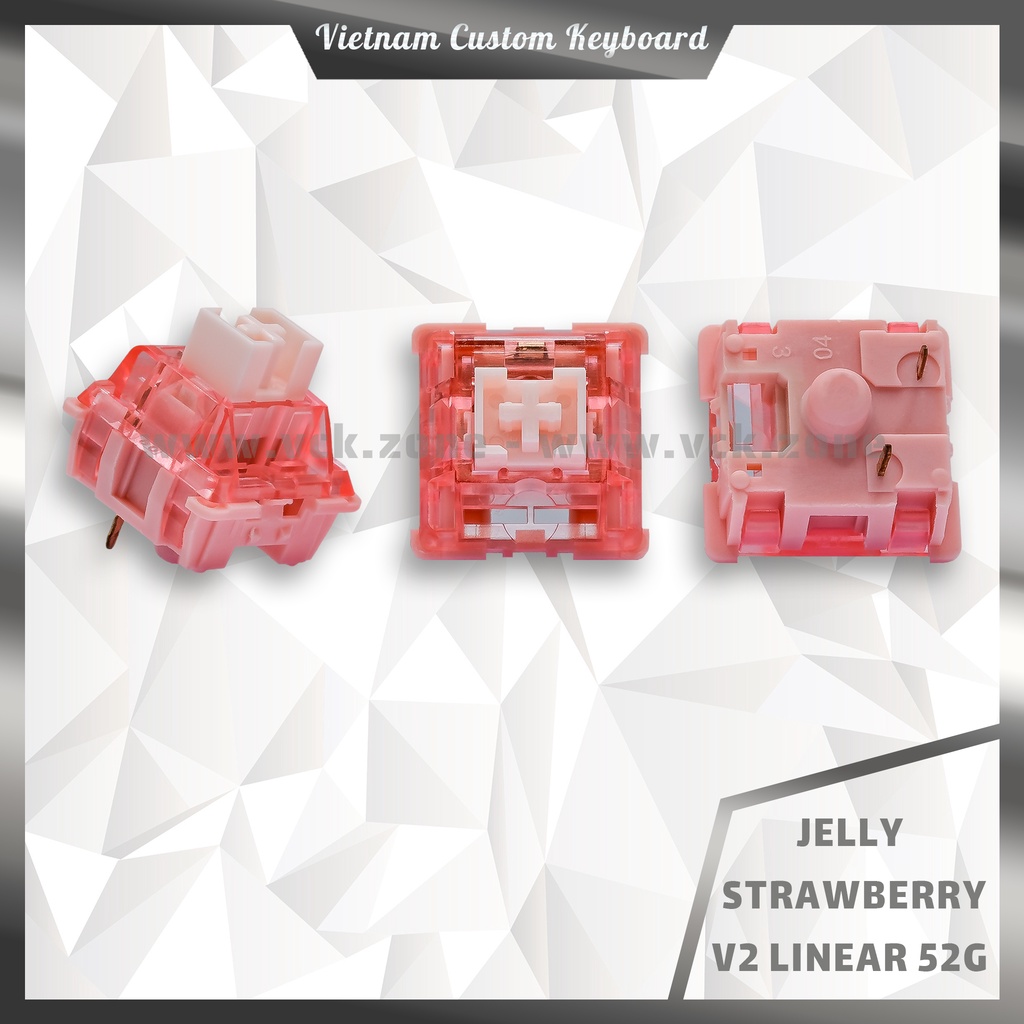 Sarokeys Switch Jelly Strawberry Darling Saro OG Purple Cherry Trùm