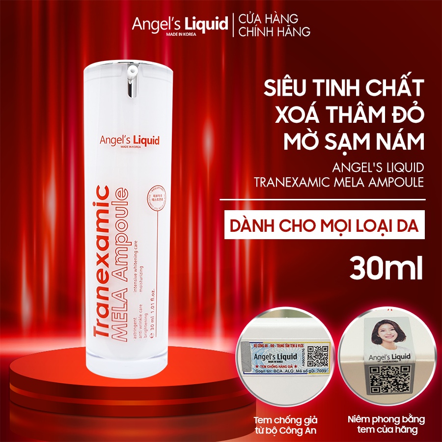 Siêu Tinh Chất Angel's Liquid Tranexamic Xoá Thâm Đỏ Mờ Sạm Nám Mela