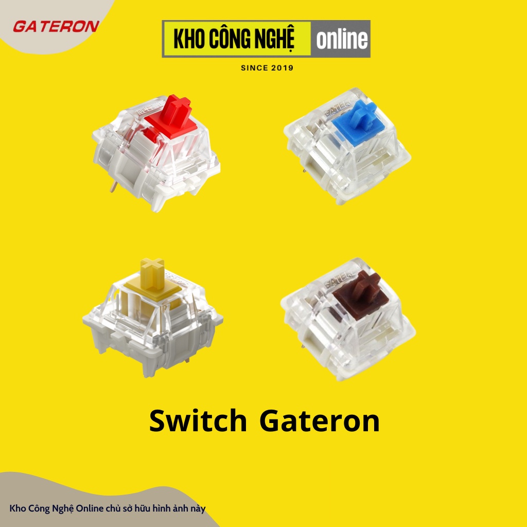 Mua Gateron switch cho bàn phím cơ Blue Switch/Red Switch/Brown Switch