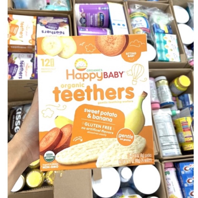 Bánh Ăn Dặm Hữu Cơ Happy Baby Teethers 1 Gói Lẻ Shopee Việt Nam