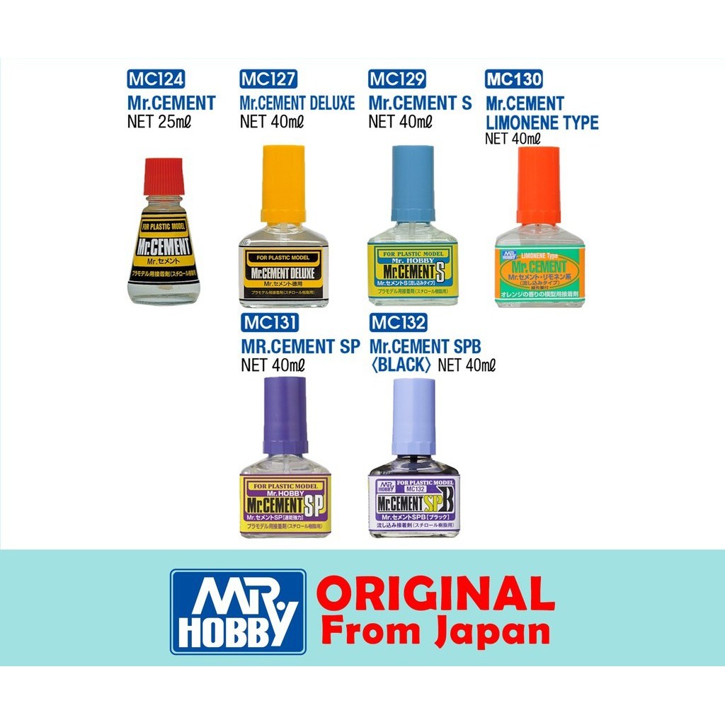 Keo Cement dính mô hình mr hobby Deluxe Cement S SP SPB Băng Keo