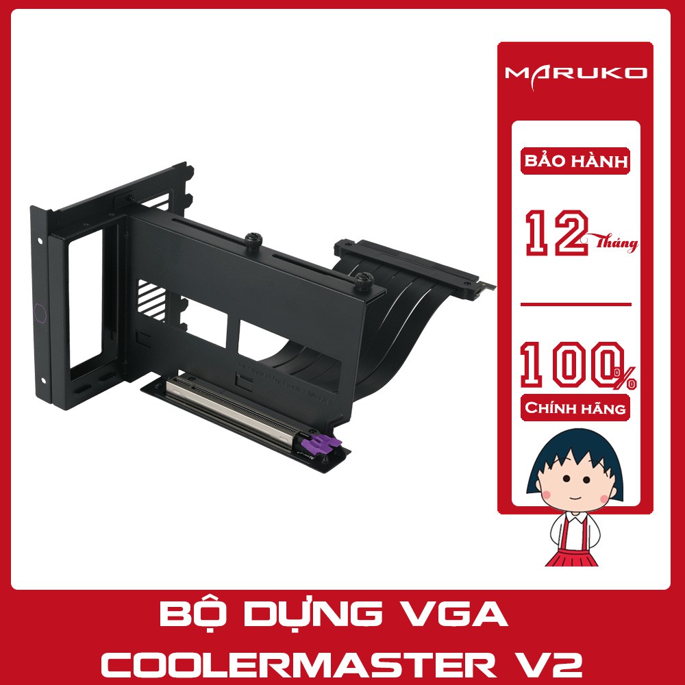 Bộ giá dựng VGA kèm Riser Cooler Master VERTICAL GRAPHICS CARD HOLDER