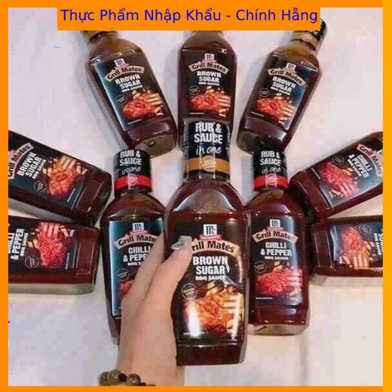 Mua Sốt Ướp Thịt Nướng BBQ GRILL MATES 500 gr NHẬP KHẨU THÁI LAN giá rẻ