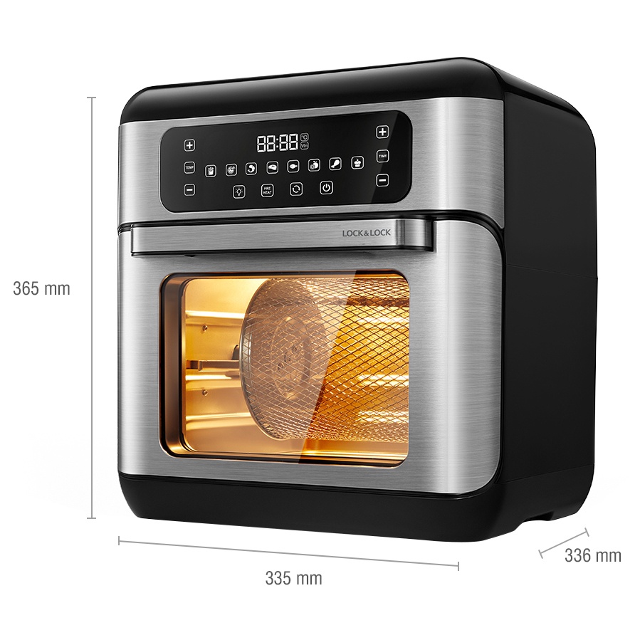 Mua Lò nướng, chiên, sấy không dầu Lock&Lock Air Fryer Oven EJF291BLK