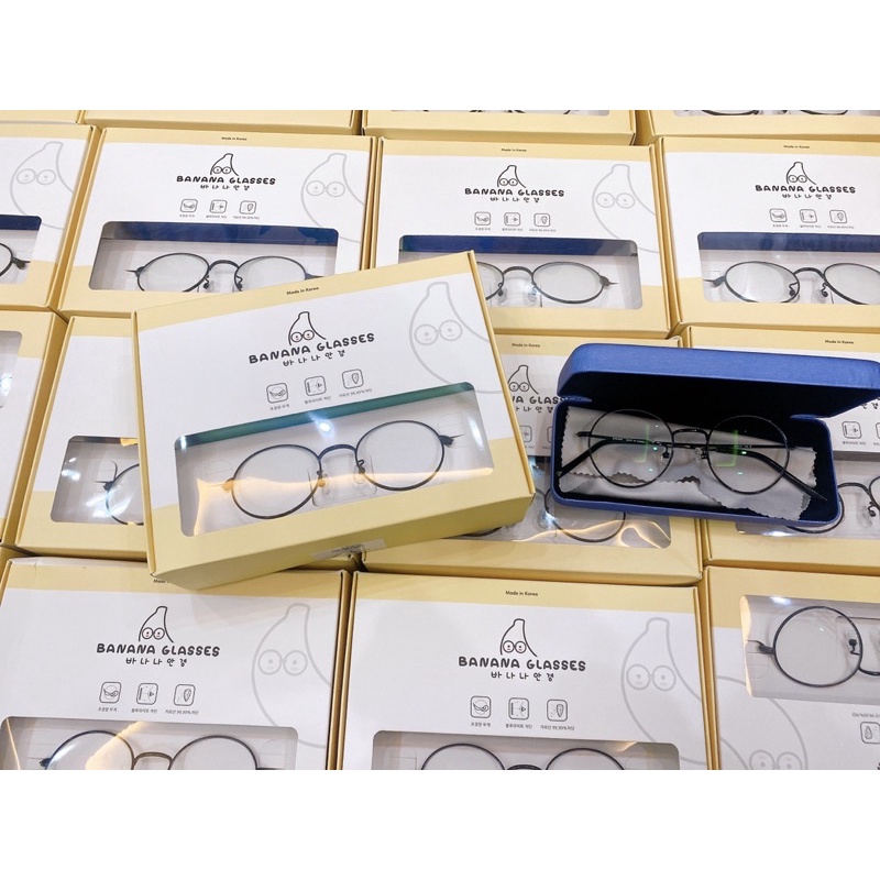 [ HÀNG CHÍNH HÃNG] KÍNH Banana glasses CHỐNG ÁNH SÁNG XANH Shopee