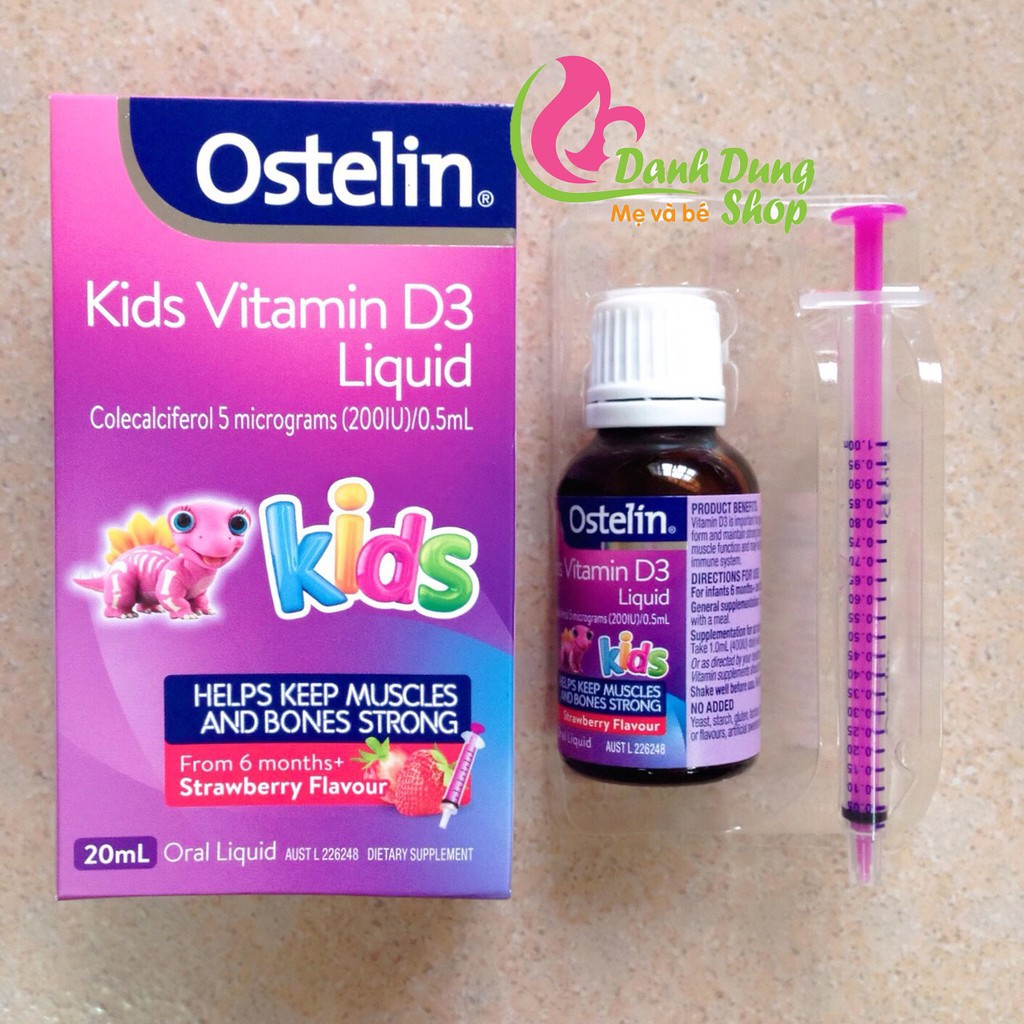 Vitamin D3 Ostelin Liquid 20ml (date 2021) Shopee Việt Nam