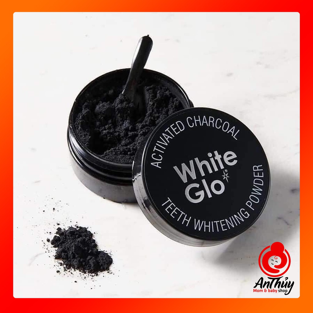 BỘT THAN HOẠT TÍNH TRẮNG RĂNG WHITE GLO ACTIVATED CHARCOAL TEETH POLISHING POWDER ÚC Shopee