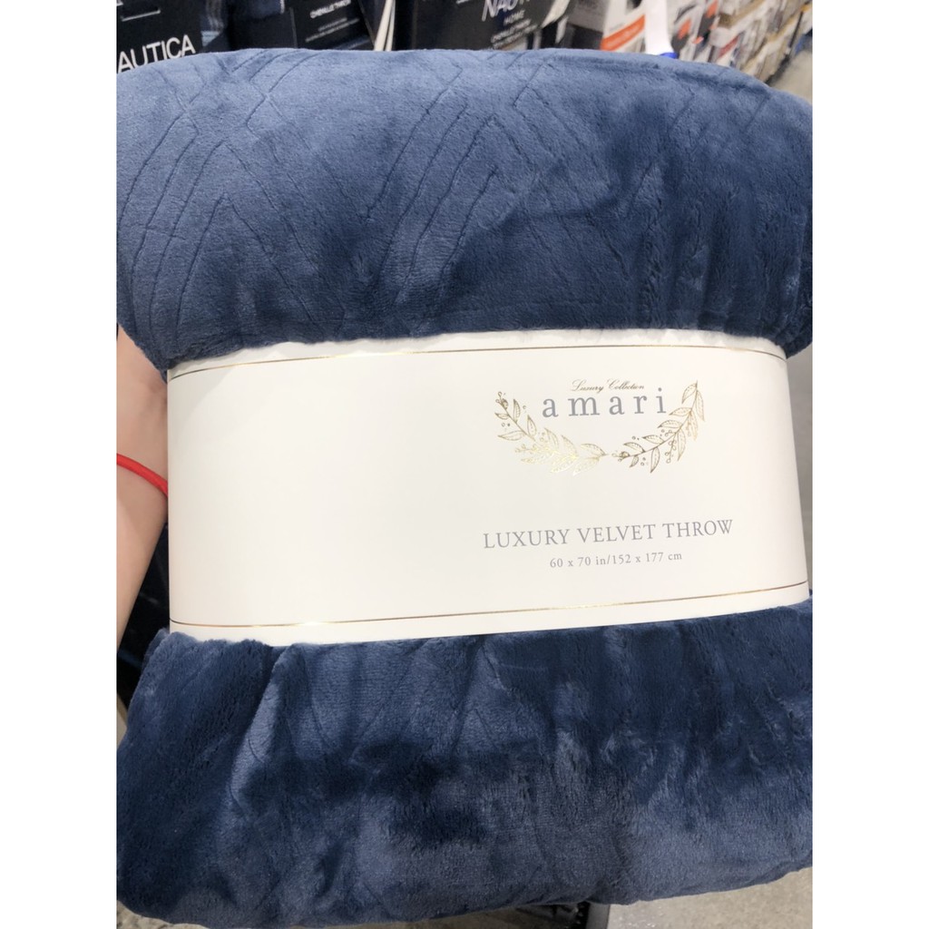 [Chính hãng Mỹ] Chăn nhung Amari Luxury Velvet Throw Shopee Việt Nam