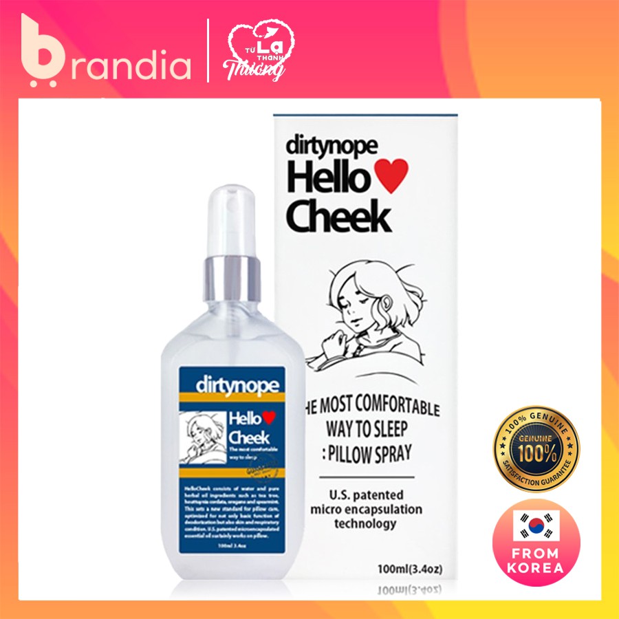 Xịt khử mùi Dirtynope Hello Cheek Shopee Việt Nam