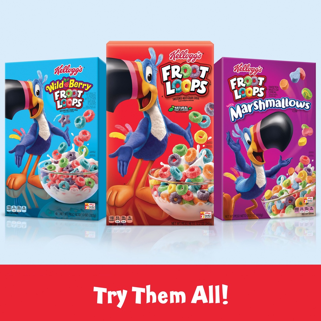 Mua Ngũ cốc (Cereal) Kellogg's Froot Loops with Marshmallows Fruit