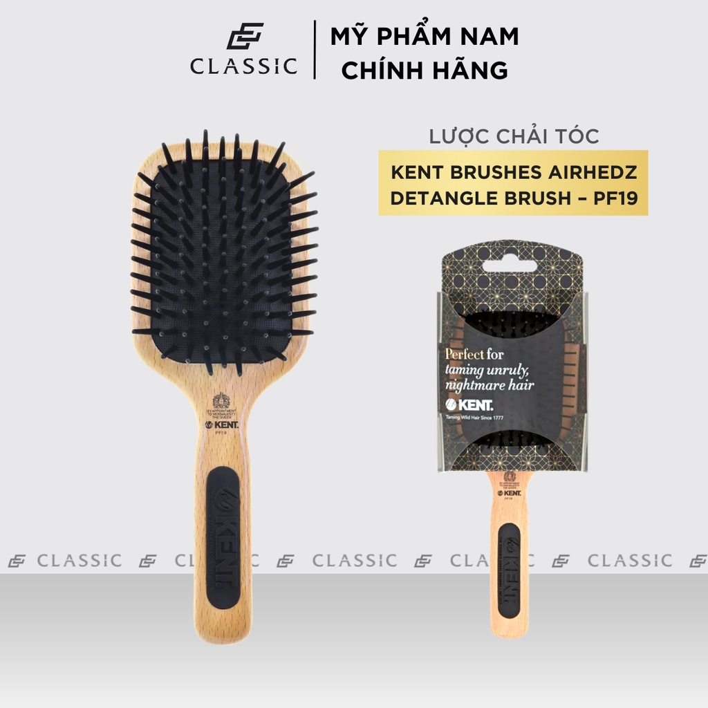 Lược Chải Tóc Kent Brushes Airhedz DeTangle Brush PF19 Tìm Voucher