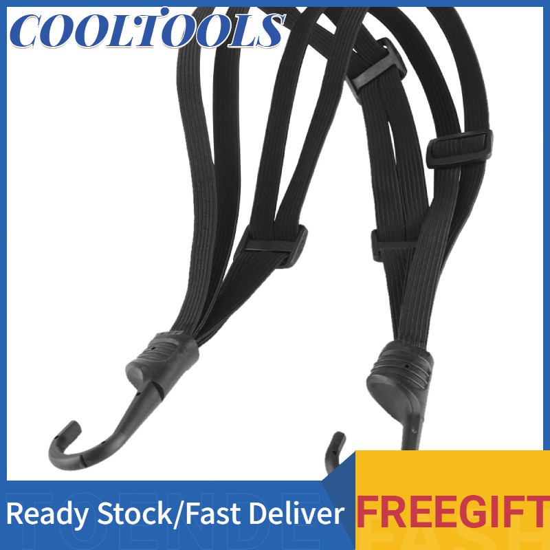 Motorcycle Strength Retractable Helmet Luggage Elastic Rope Strap with