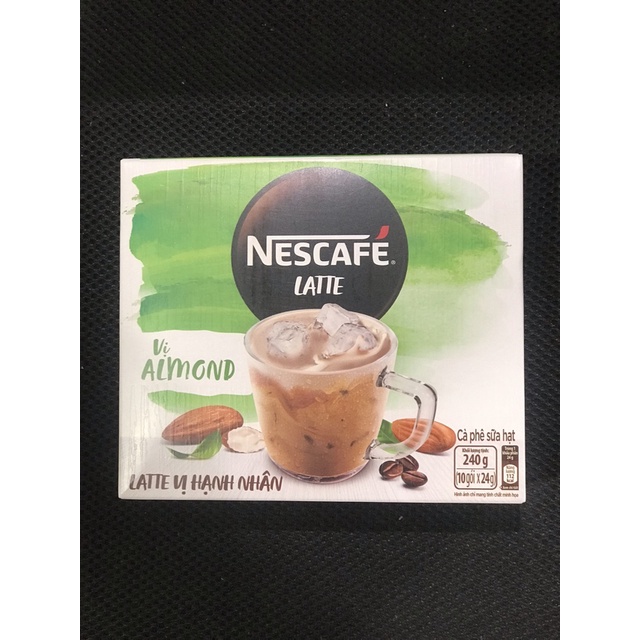 [BAO BÌ MỚI] Cà phê sữa hạt NESCAFÉ Latte Sữa Hạt Vị Hạnh Nhân (Hộp 10