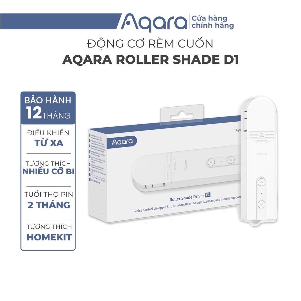 Điều khiển rèm cuốn Aqara Roller Shade Driver E1 từ xa Tự động đóng