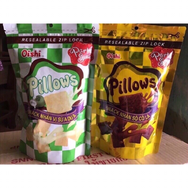Bánh Snack Oishi Pillows 100G Có Đủ Vị Shopee Việt Nam