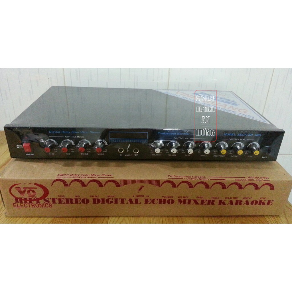 Vang karaoke Vinh Quang Digital Echo Mixer Shopee Việt Nam