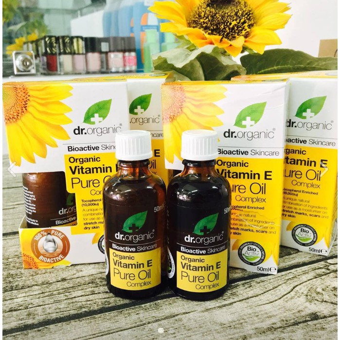 Tinh dầu hoa cúc hữu cơ Dr Organic Vitamin E Pure Oil Complex Shopee