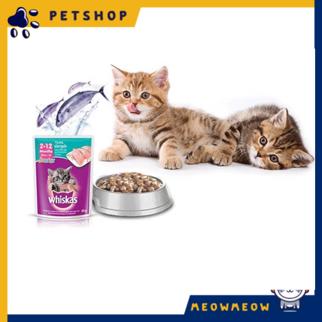 Pate whiskas junior cho mèo con Túi 80g Pate dinh dưỡng dành cho mèo