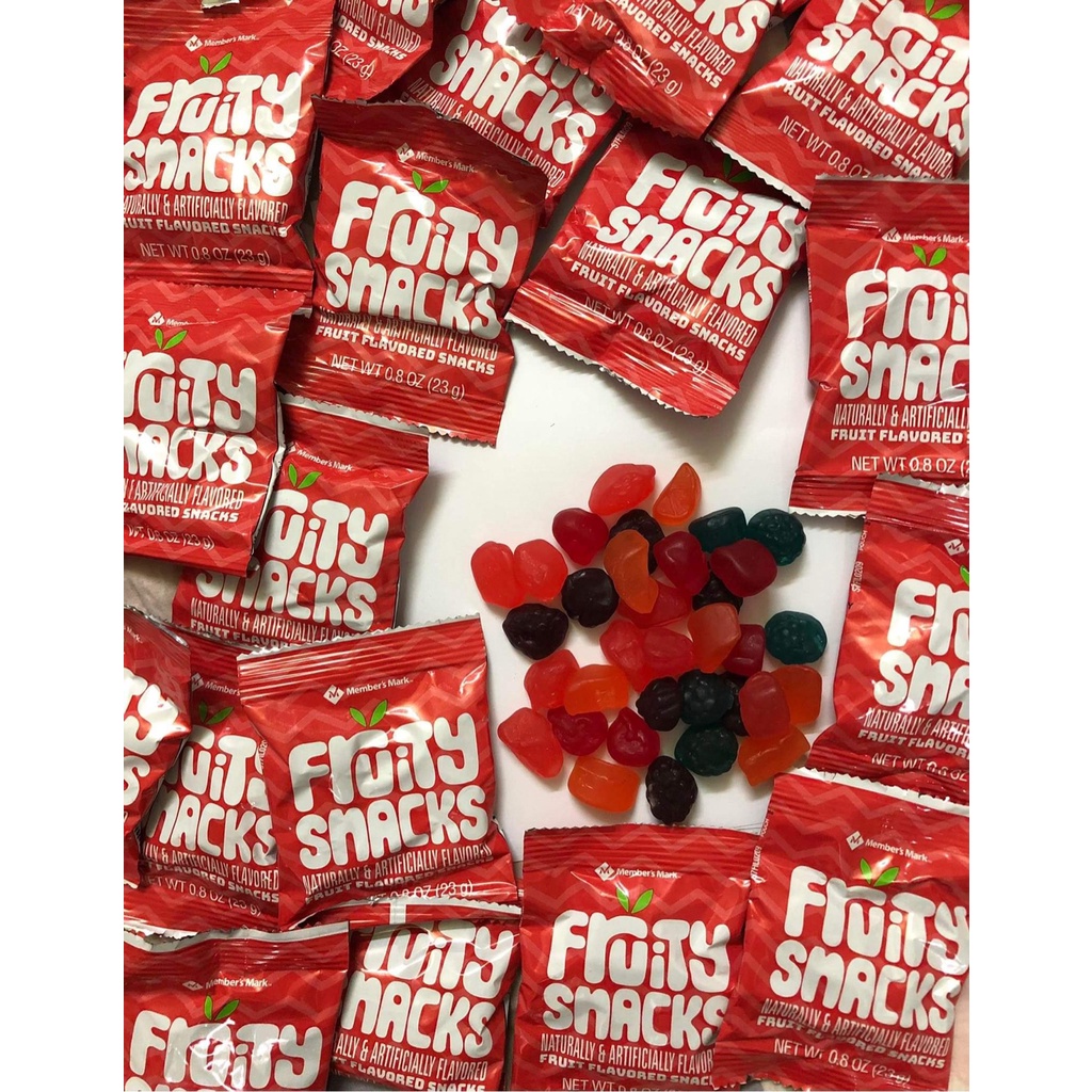 Kẹo dẻo trái cây thơm ngon Member's Mark Fruity Snacks Mỹ [ COMBO 10