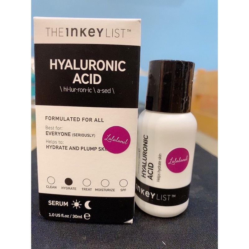 Tinh chất cấp ẩm phục hồi da The INKEY List Hyaluronic Acid Serum 30ml