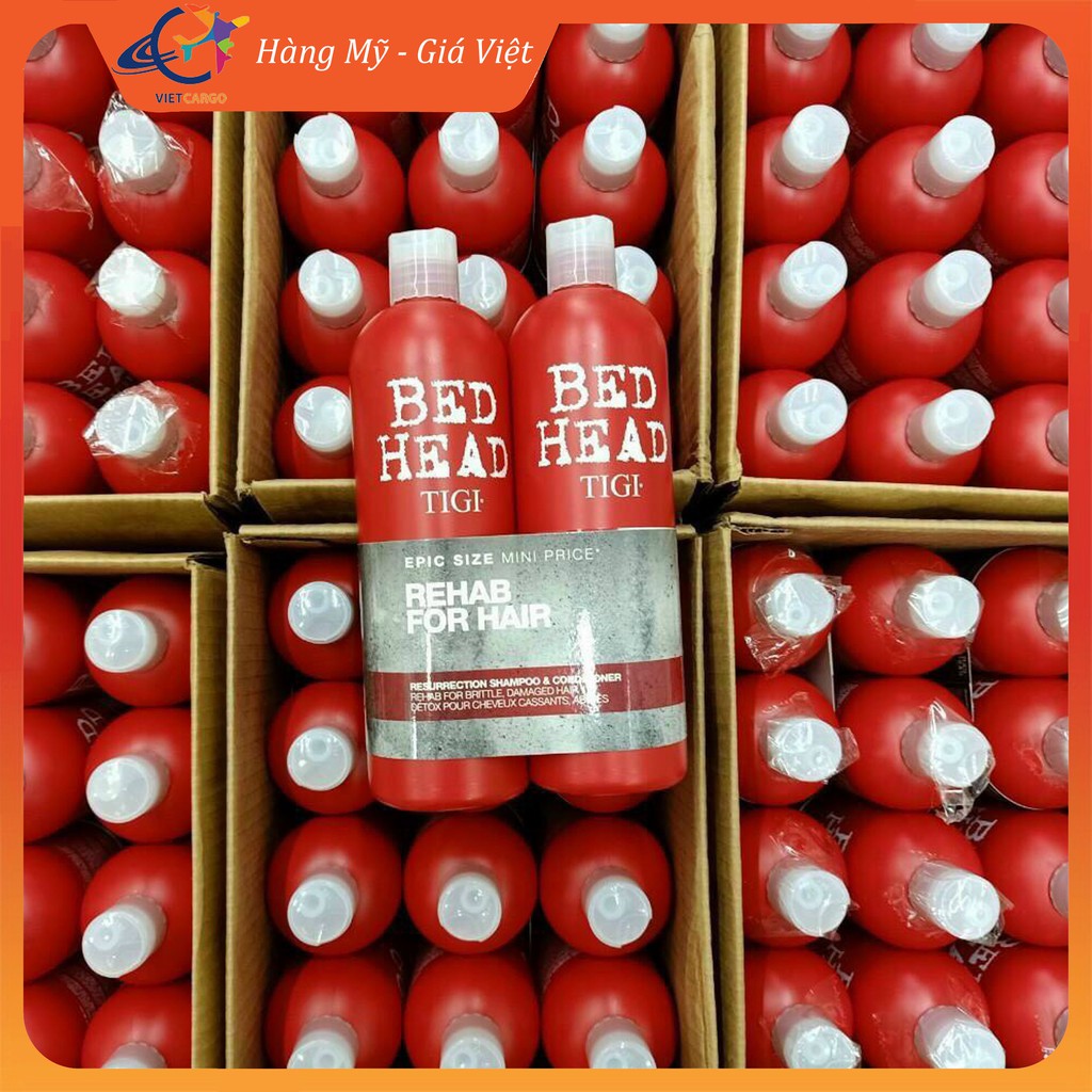 [CHÍNH HÃNG] Cặp Dầu Gội Xả TIGI Bed Head 750ml (màu đỏ, màu xanh
