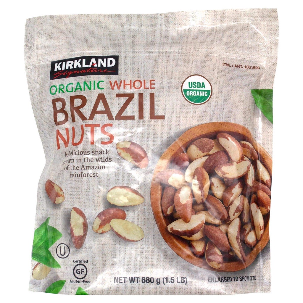 Hạt quả hạch Brazil Nut Kirkland 680g Hữu Cơ Shopee Việt Nam
